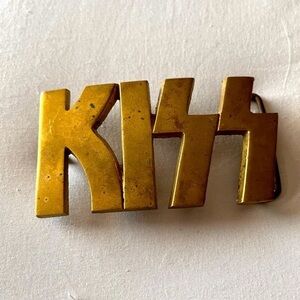 1977 Vintage KISS band belt buckle
